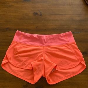 Lululemon speed shorts